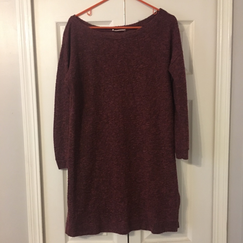 Burgundy Sweater Dress!